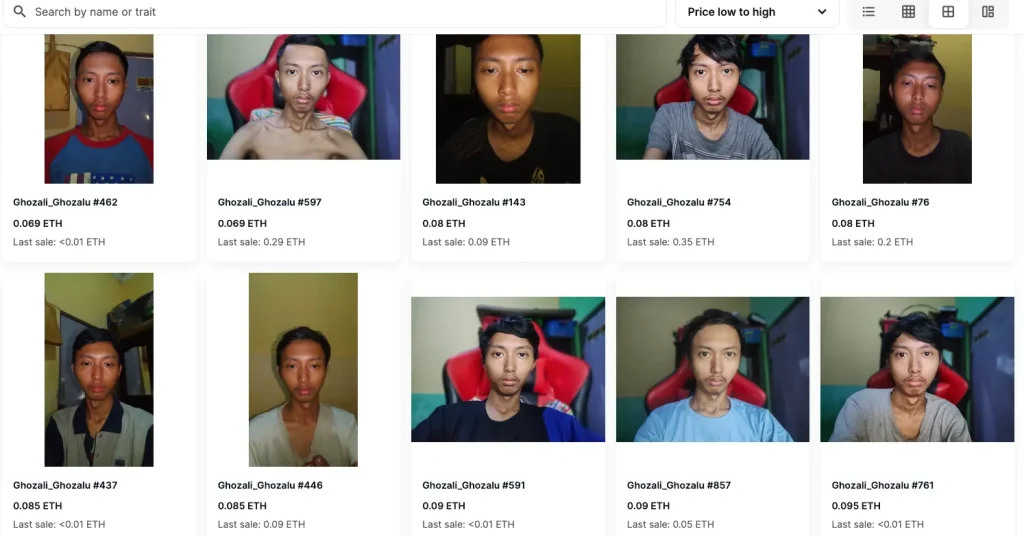 NFT 写真 photograph Ghozali Ghozalo